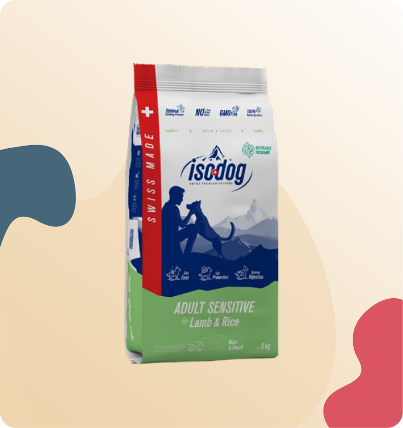 Iso-Dog Adult Sensitive Lamb & Rice Mini Breeds 3 KG