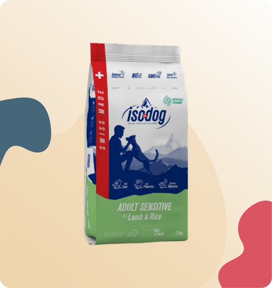 Iso-Dog Adult Sensitive Lamb & Rice Mini Breeds 3 KG