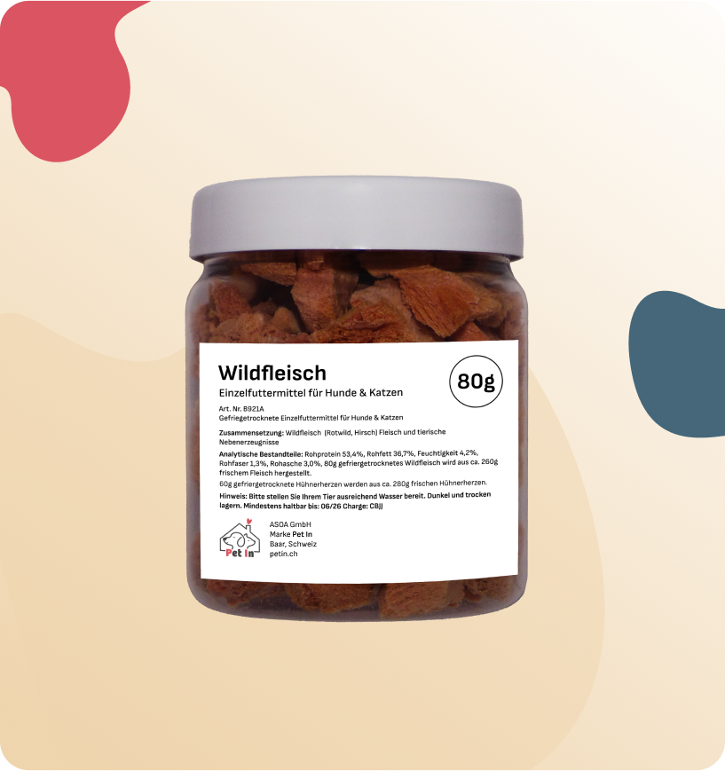 BARF SNACK | Wildfleisch gefriergetrocknet