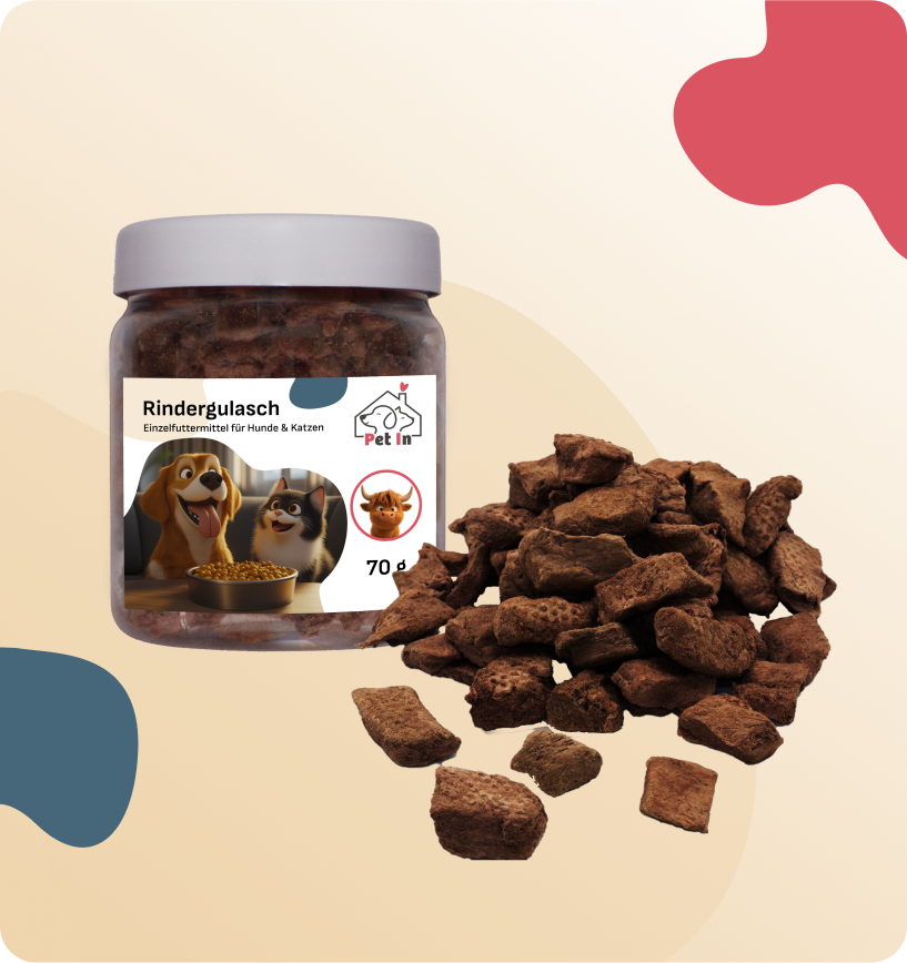 BARF SNACK | Rindergulasch gefriergetrocknet