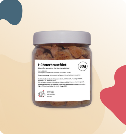 BARF SNACK | Hühnerbrustfilet gefriertrocknet