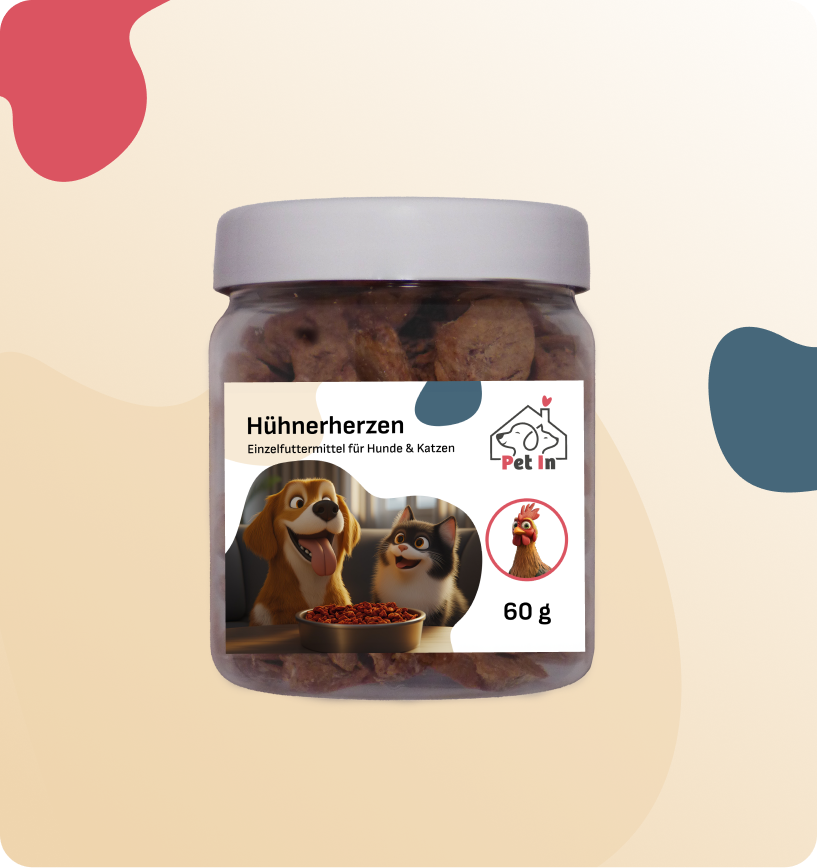 BARF SNACK | Hühnerherzen gefriergetrocknet