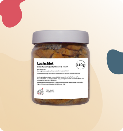 BARF SNACK | Lachsfilet gefriergetrocknet