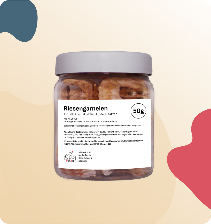 BARF SNACK | Riesengarnelen gefriergetrocknet