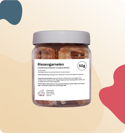 BARF SNACK | Riesengarnelen gefriergetrocknet