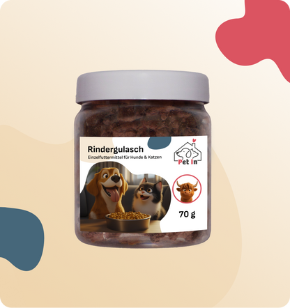 BARF SNACK | Rindergulasch gefriergetrocknet