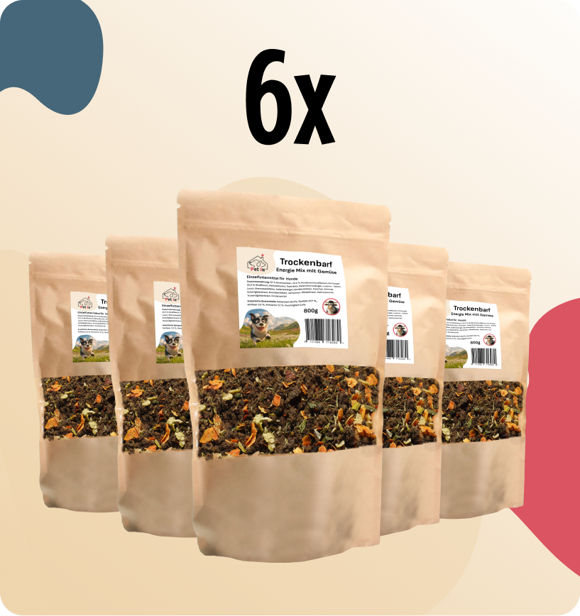 TROCKENBARF | Energie Mix 100% Fleisch und Gemüse